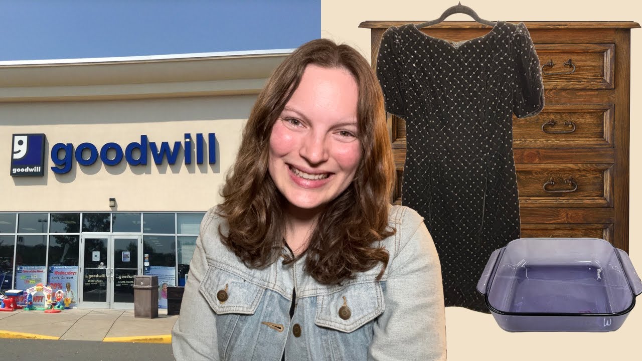 Deprived thrifter goes shopping (buying furniture, clothing, & home goods)