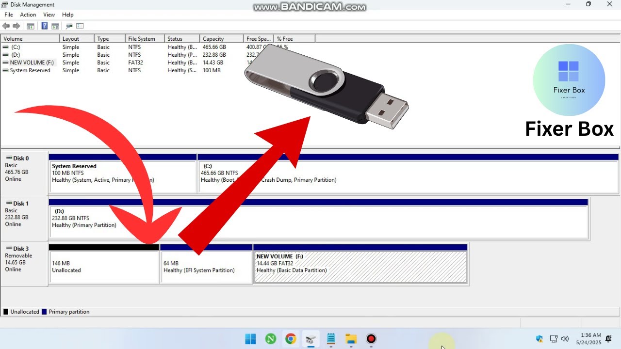 How To  USB partition error super easy way to fix Error