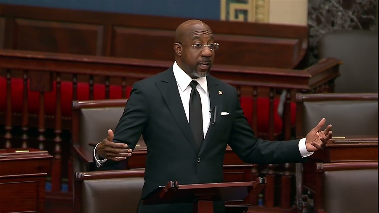 Senator Reverend Warnock Speaks on Senate Floor on Famine in Gaza