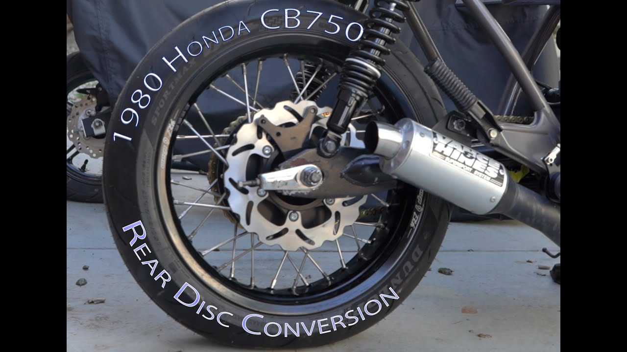 1980 Honda CB750 Rear Disc Conversion