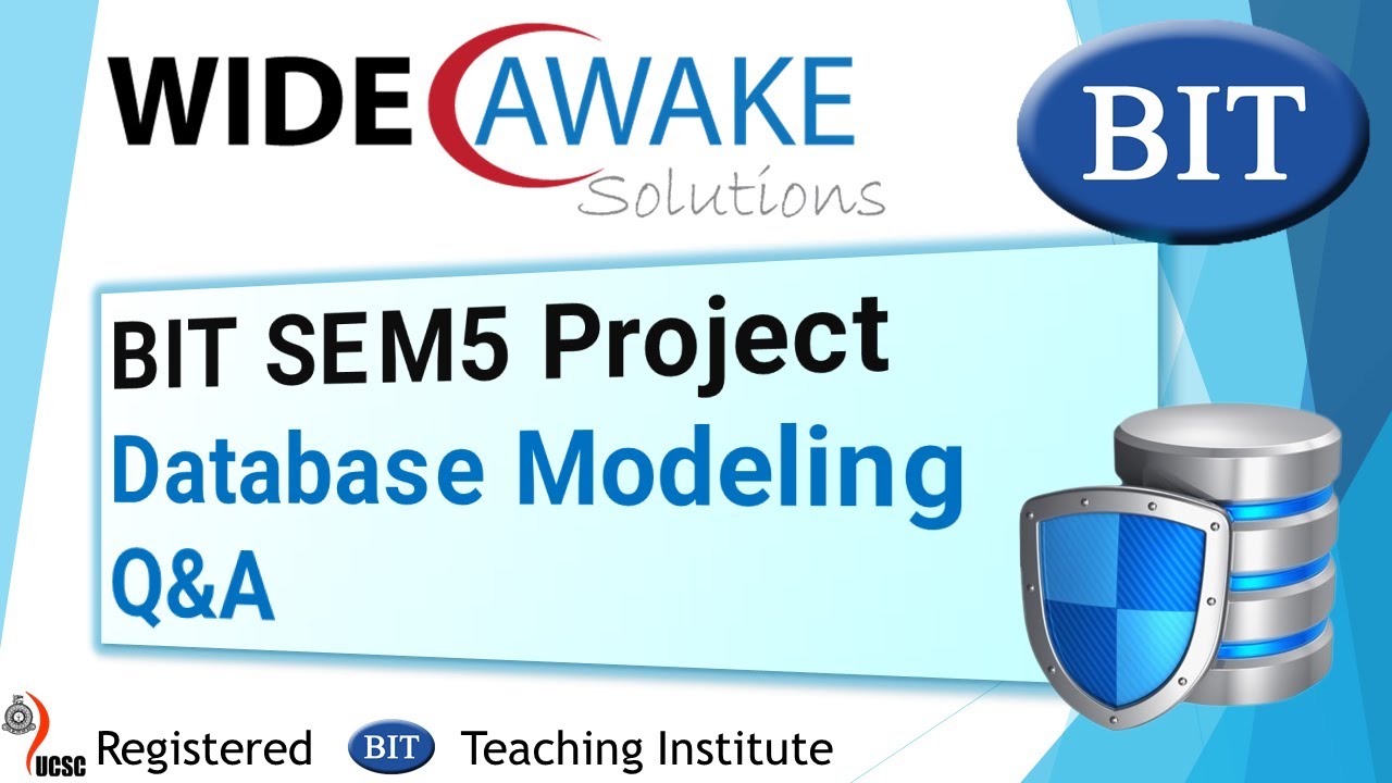 BIT SEM5 Project Database modeling Q&A