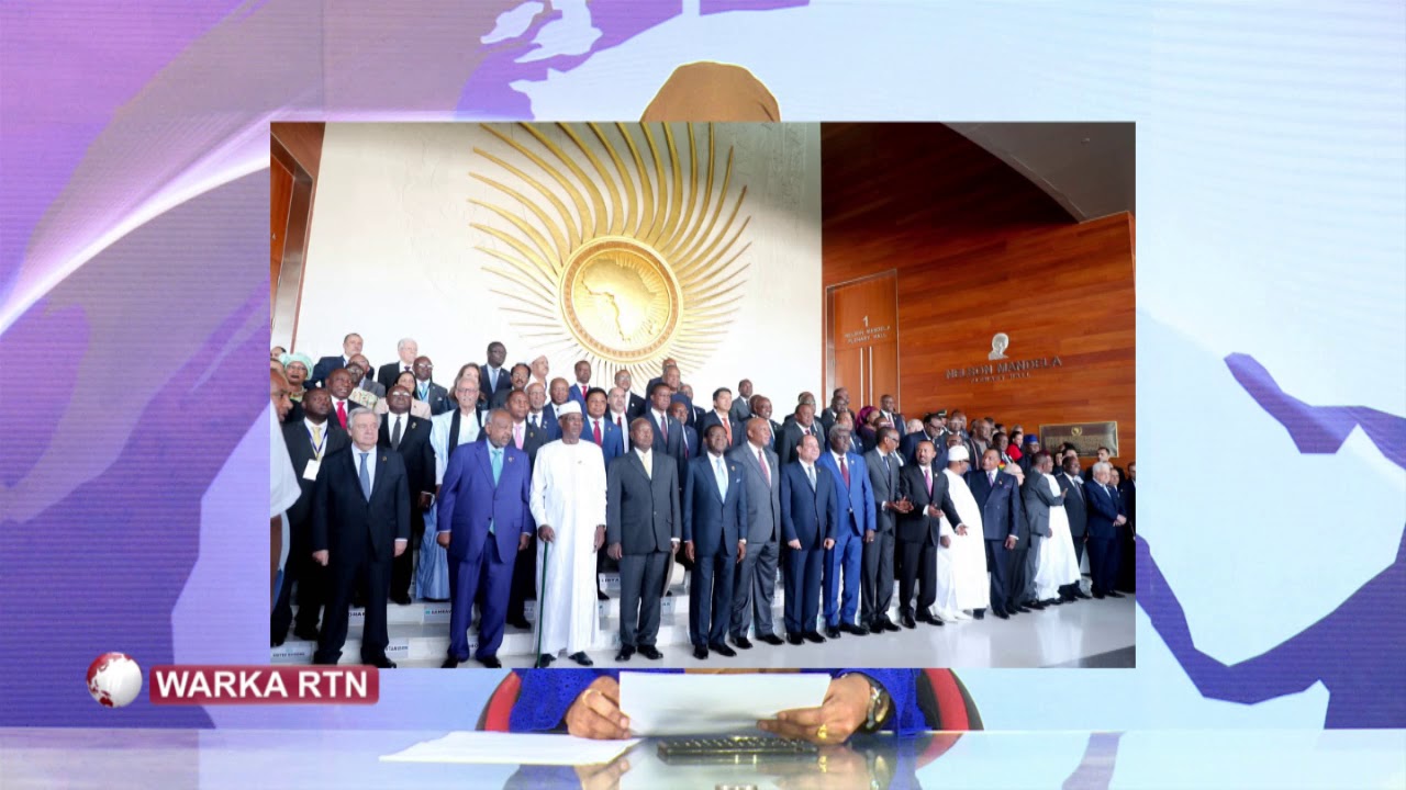 WARKA RTN: Madawxweyne Farmaajo oo kudbad ka jeediyay shirka midowga Africa