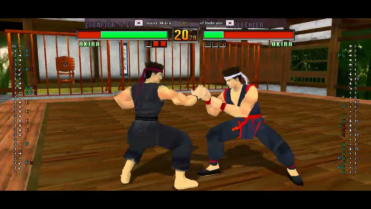 Virtua Fighter 3tb - 🇰🇷 Jussi Akira vs 🇰🇷 vf3nobrain | Fightcade (2026-02-24 14:32 UTC)