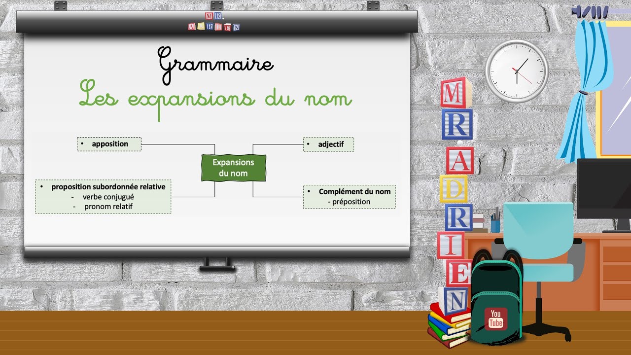 Grammaire - Les expansions du nom 3° (3AC)