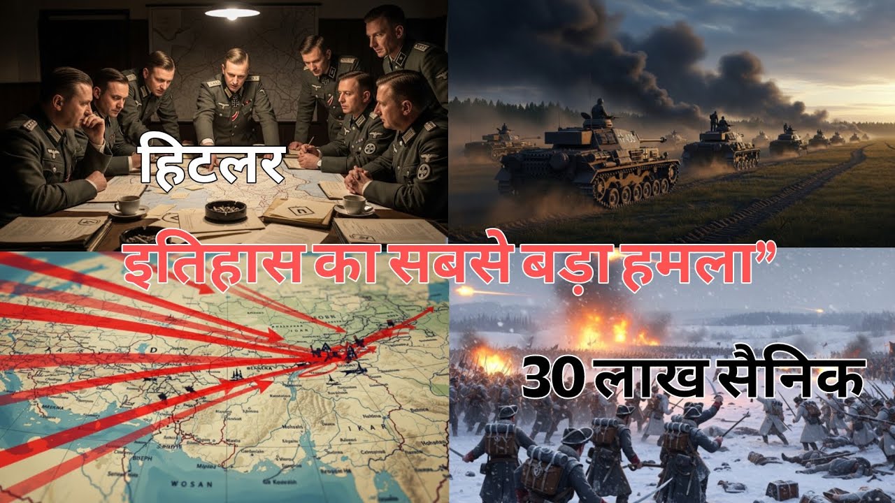 Operation Barbarossa: इतिहास का सबसे बड़ा हमला | Hitler vs Soviet Union