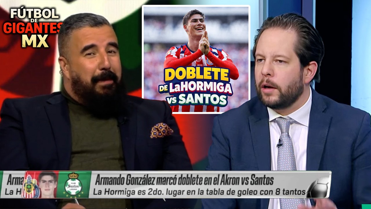 Alvaro Morales y El Pollo LLORAN por la GOLEADA de Chivas 3-0 vs Santos | Doblete de La Hormiga