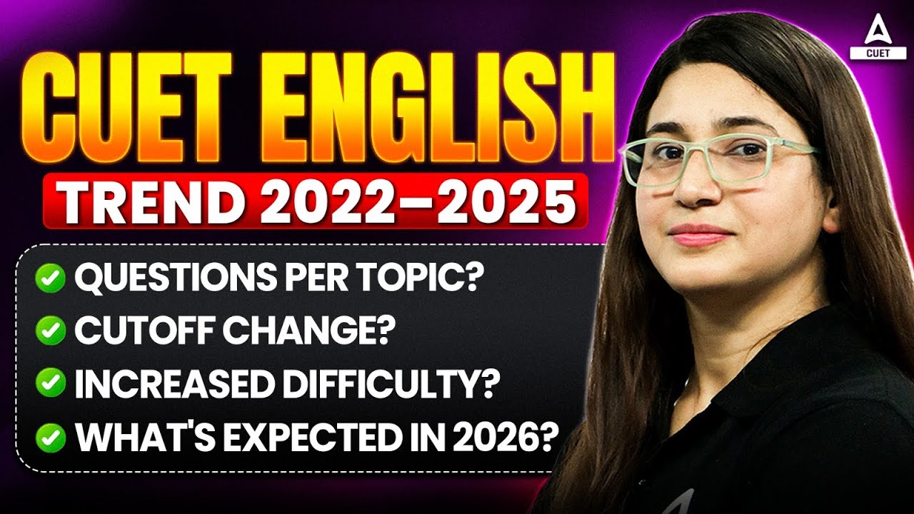Analysis of Past 4 Years CUET English Exam Trend 📊 | Paper Trend 2022 to 2025 | By Rubaika Ma'am