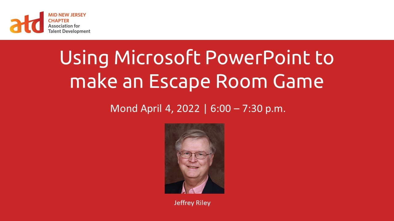 Using PowerPoint to make and Escape Room Game-Jeffrey Riley