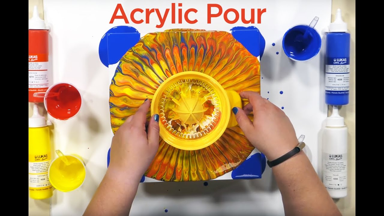 🎨 Acrylic Paint Pour - Acrylic Pouring Art on Wood Panels & Supplies 🎨