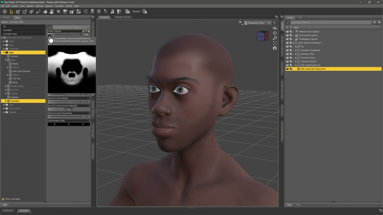 Как работать с Daz Geoshells в Unreal Engine (и других приложениях)