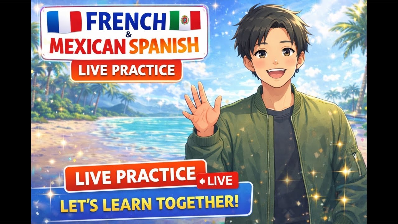 Francophones 🇫🇷 y Mexicanos 🇲🇽 ¡Hablemos en vivo!