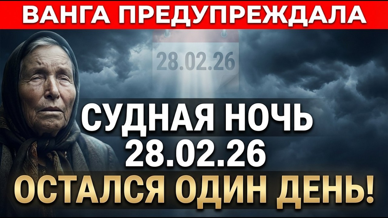 ВАНГА ГОТОВИЛА НАС! ОСТАЛСЯ 1 ДЕНЬ! НЕ СПИТЕ! ОБЯЗАТЕЛЬНО ПОСМОТРИ!