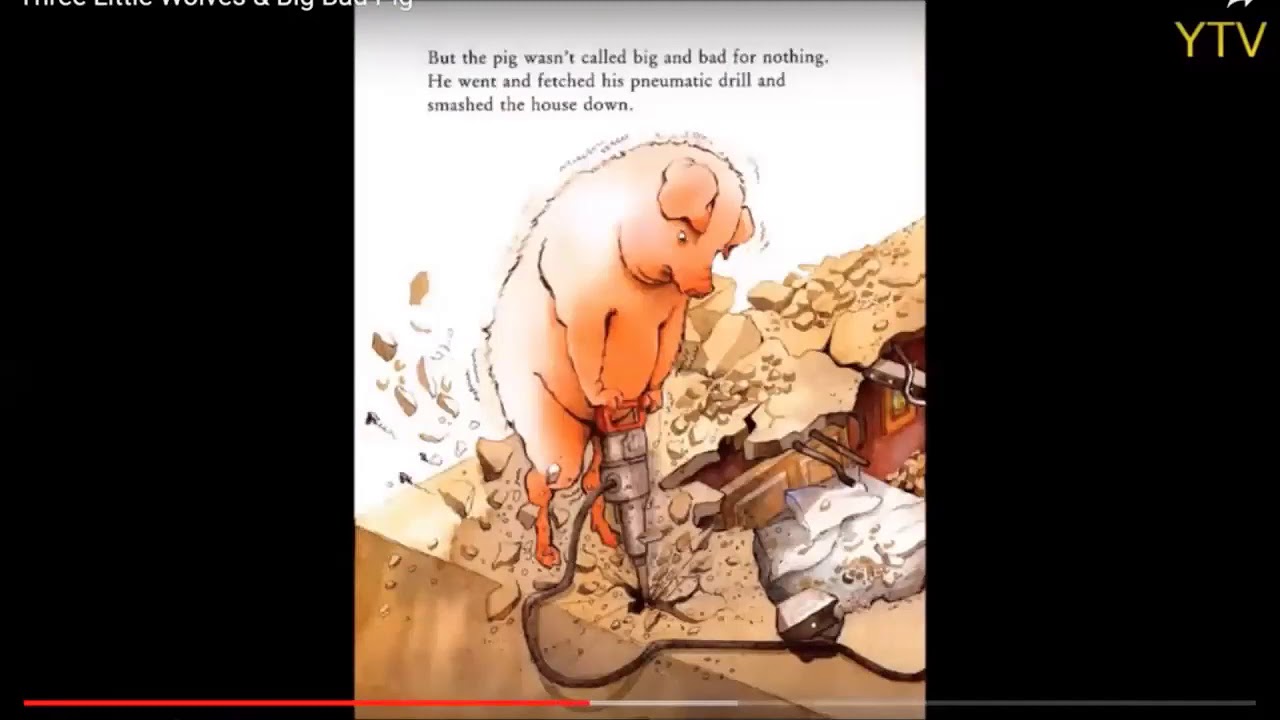 Three Little Wolves and the Big Bad Pig