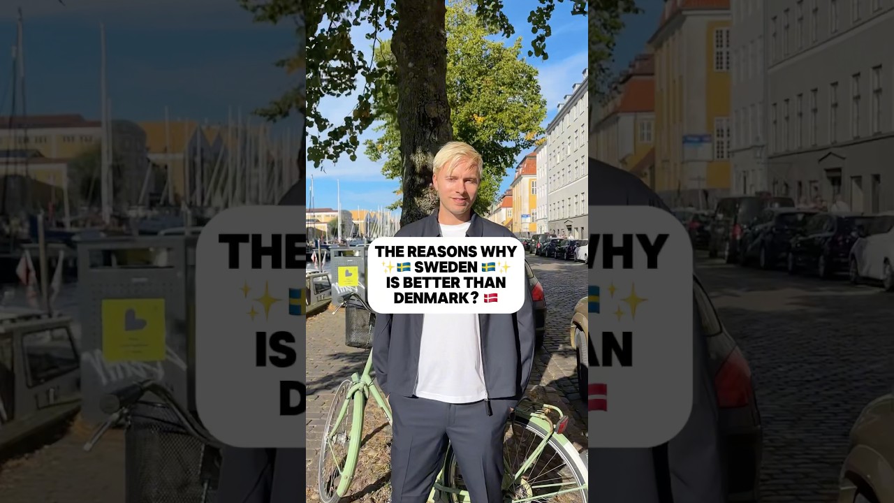 Why Sweden Is Better Than Denmark?! 🇸🇪🤝🇩🇰 #Sweden #Denmark #Danish #Viral #Copenhagen #Fyp