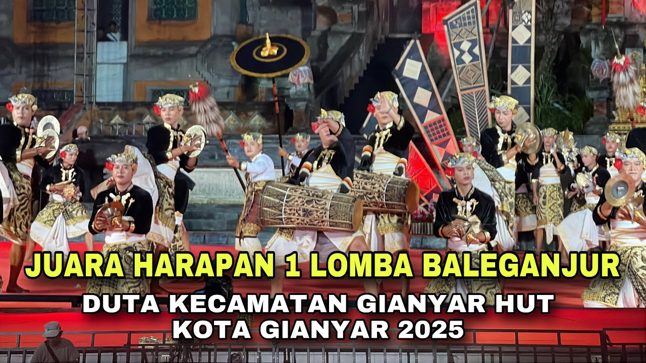 Juara Harapan 1 🔥 Lomba Baleganjur Duta Kecamatan Gianyar - Hut Kota Gianyar 2025