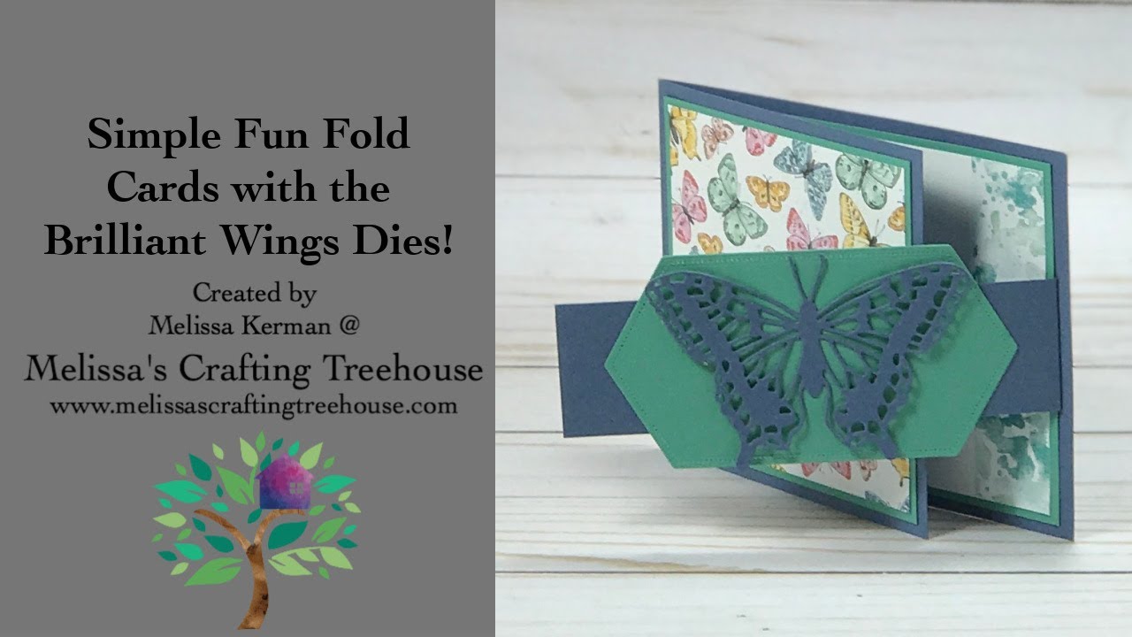 Simple Fun Fold Cards with the Brilliant Wings Dies