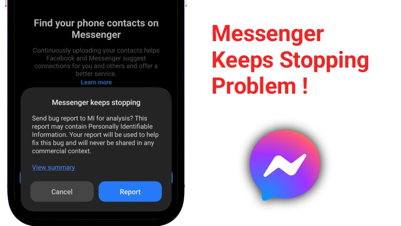 Fix messenger keeps crashing problem 2025 | messenger keeps stopping problem solution 2025