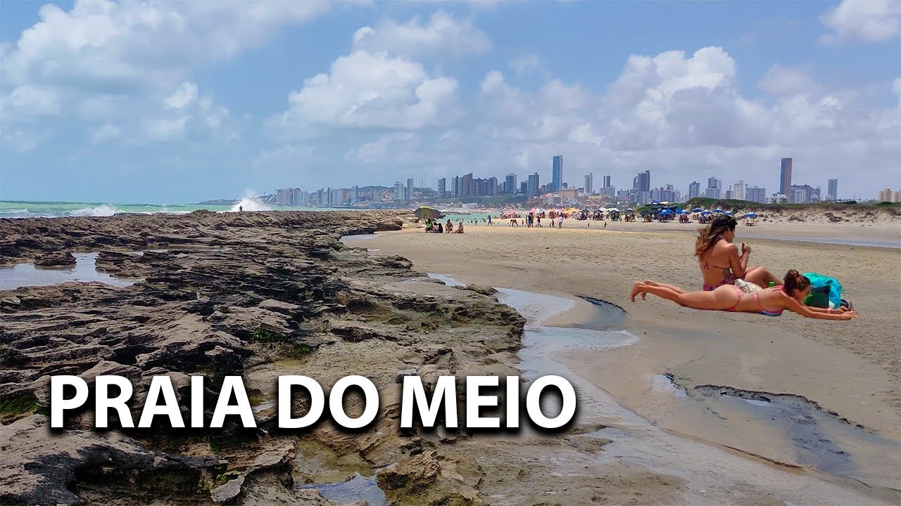 【4K】PRAIA DO MEIO - Natal/RN - BRAZIL BEACH WALK 4k