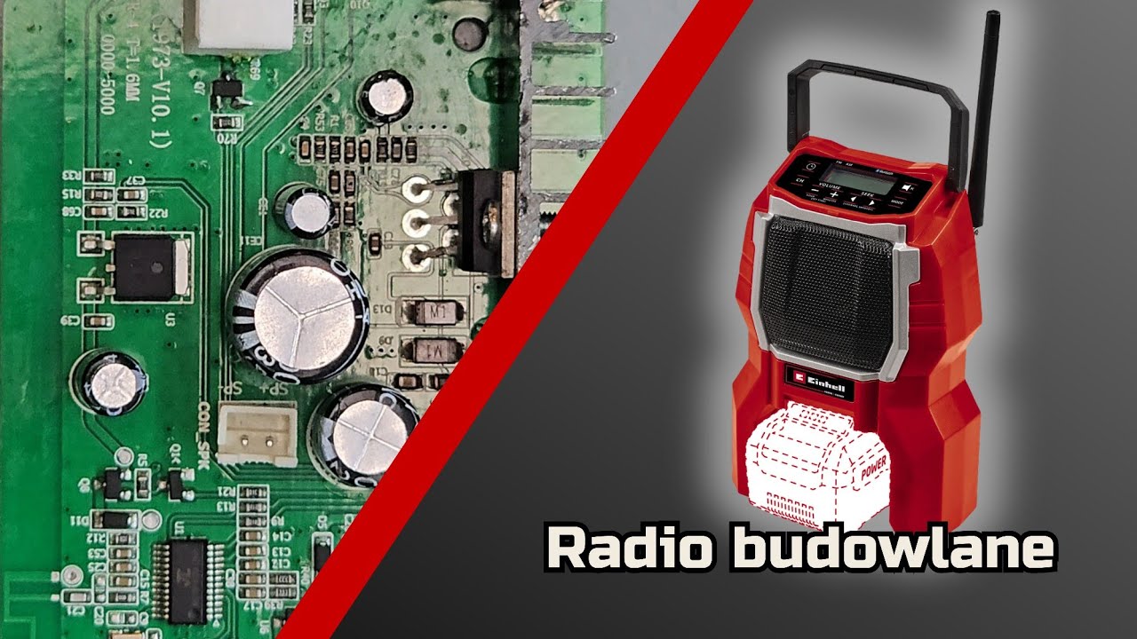 Radio budowlane bluetooth | Brak dźwięku | Einhell TC-RA 18 Li BT