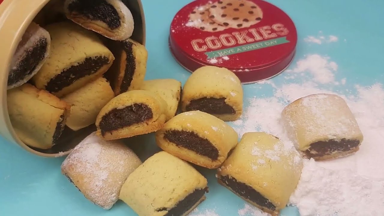 Cum preparam gemul ca sa nu curga din ele! Cornulete / fursecuri cu gem de prune!