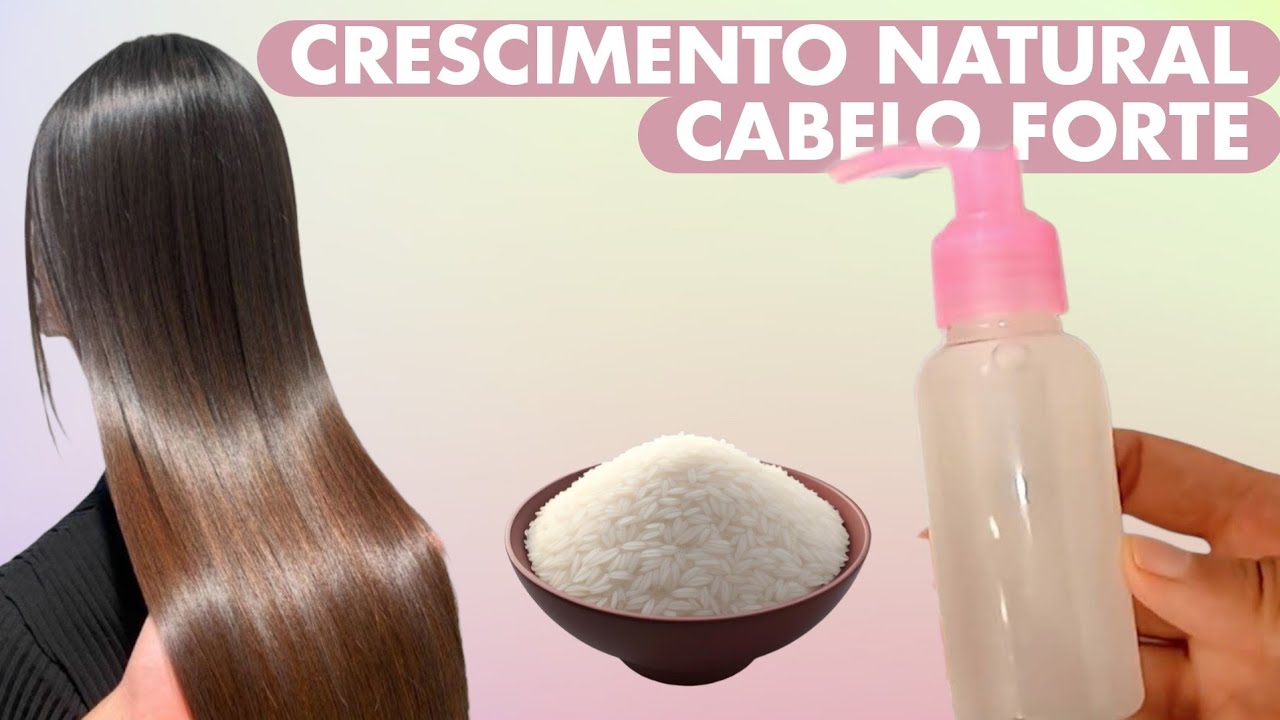 ÁGUA DE ARROZ FAZ O CABELO CRESCER MUITO EM POUCOS DIAS! receita caseira