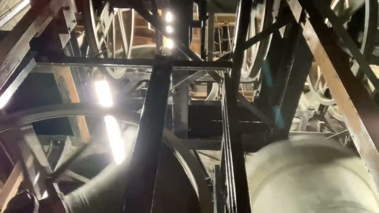 Bell Ringing in the Belfry at Trowbridge, Wilts