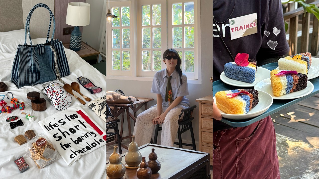 ENG)평생 오늘을 잊지못하리🔮오색주먹밥•신기한 태국음식 모음! 치앙마이 쇼핑템🛍️