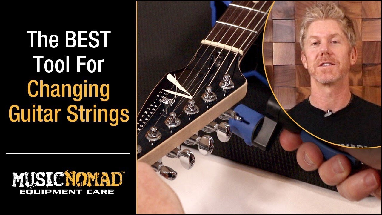 ONE Guitar String Winder Changing Tool That Does So Much More for Electric, Acoustic & Bass Guitar