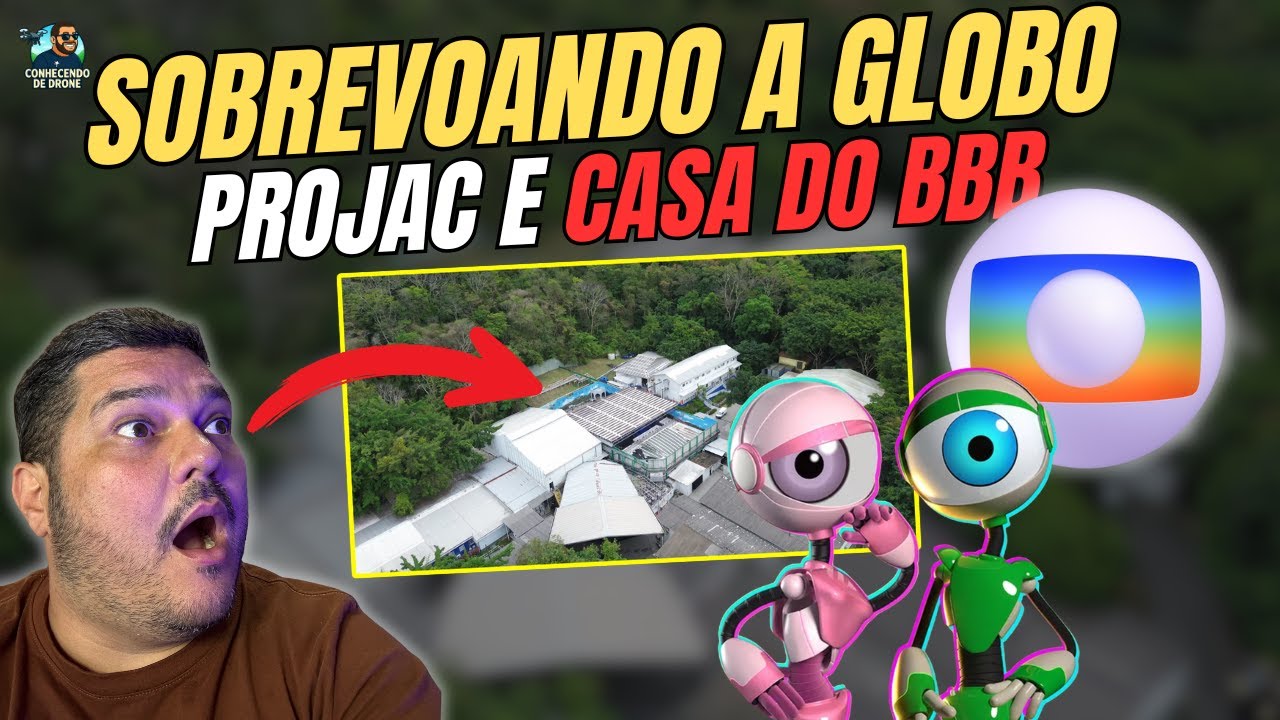Casa do Big Brother Brasil - Sobrevoando o PROJAC #drone #bbb #bigbrother