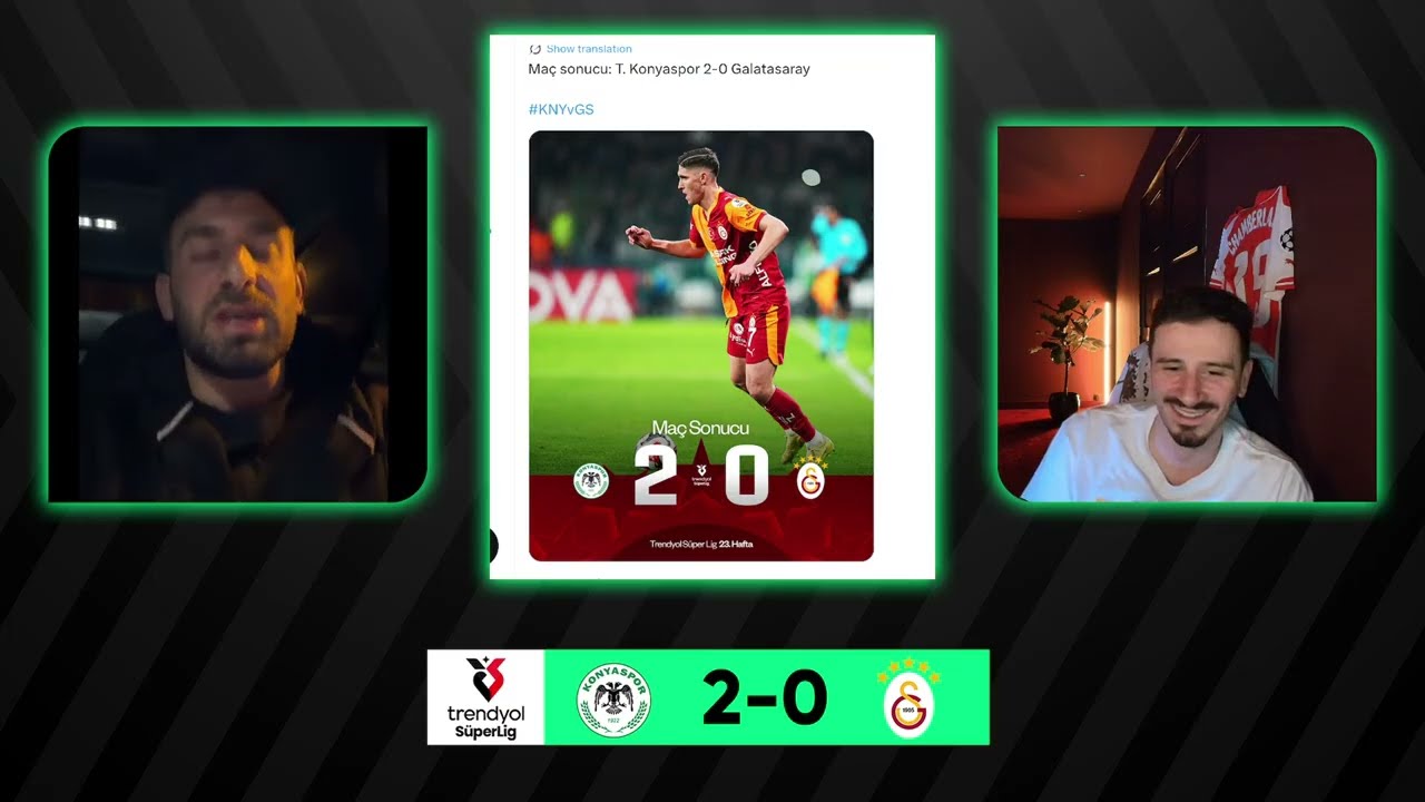 CANLI | KONYASPOR - GALATASARAY | Metecan Kanbur & Oğuzhan Özyakup
