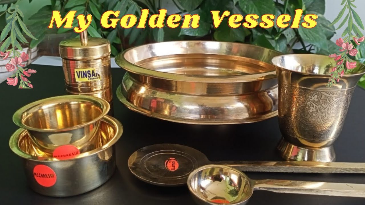 Unboxing my brass and bronze vessels | Sri Vinayaga metals | Online shopping | Taj's Cookhouse