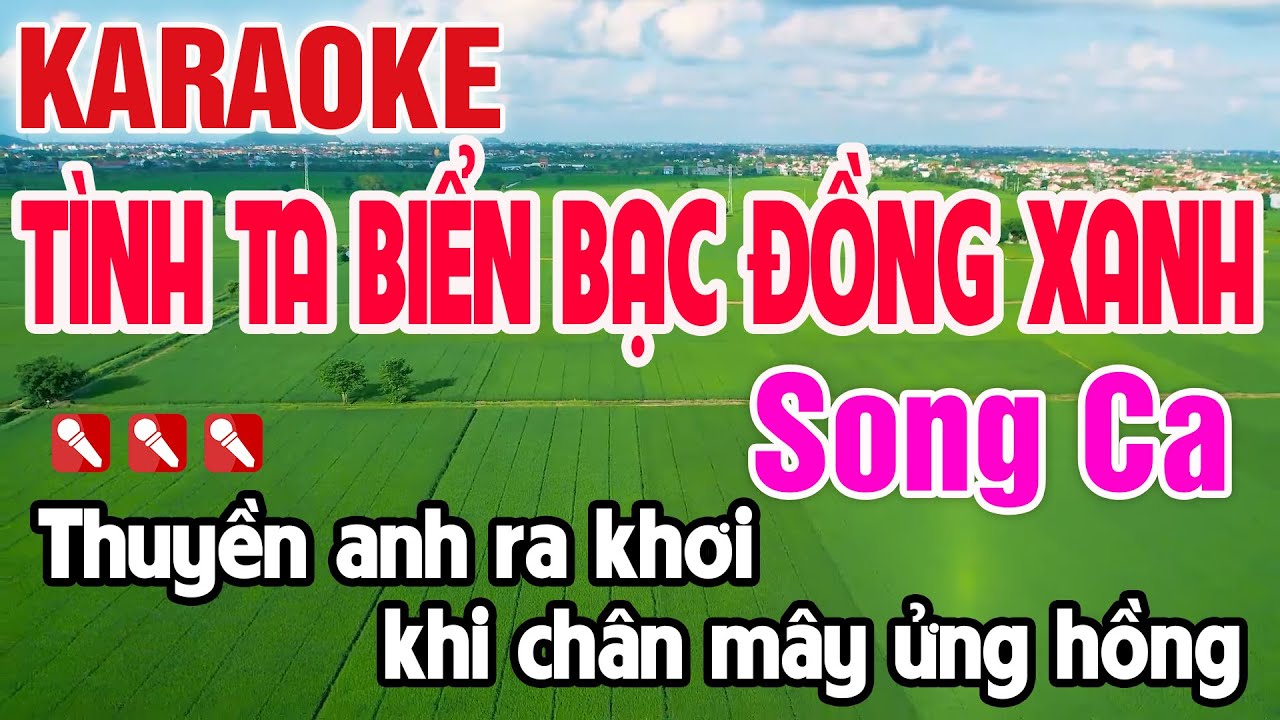 Tình Ta Biển Bạc Đồng Xanh Karaoke Song Ca Nhạc Sống - Nguyên Minh Media