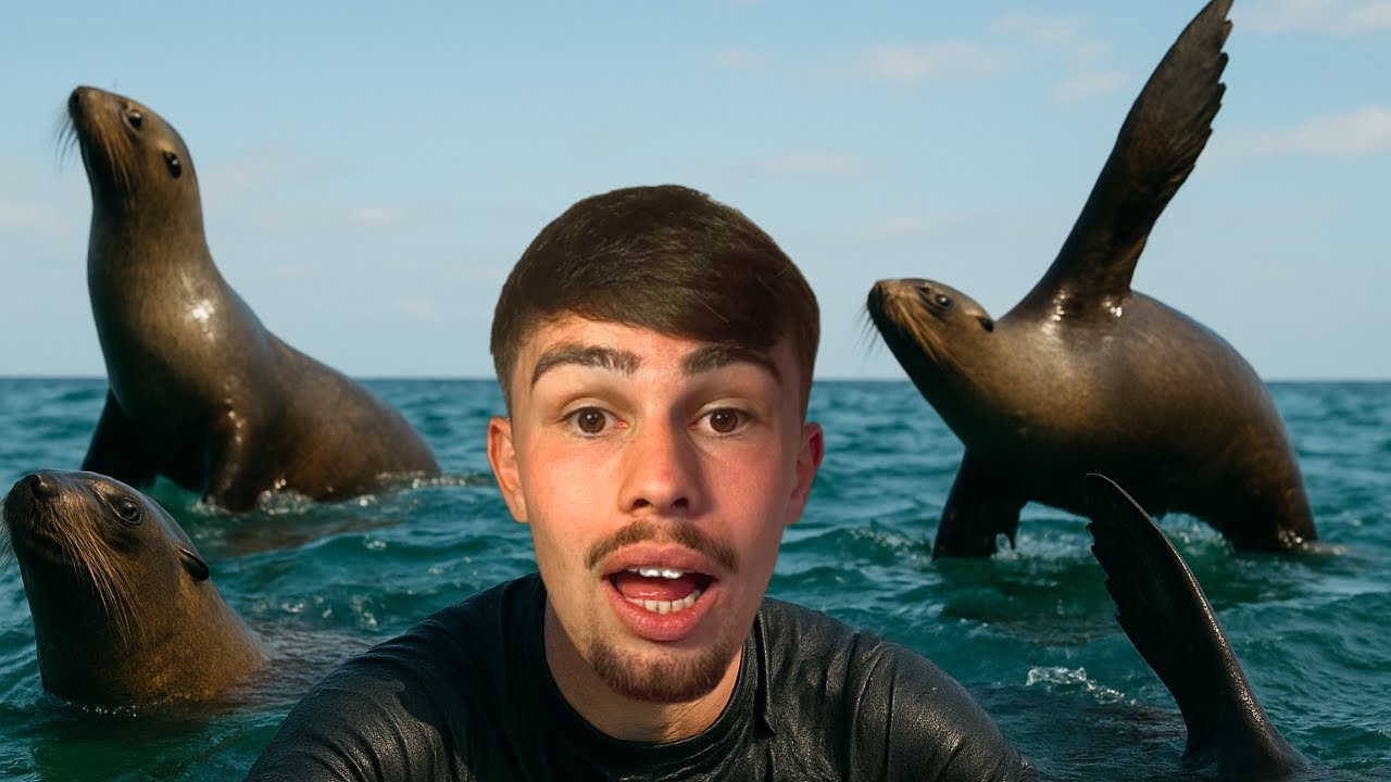 I Swam With SEALIONS In The Pacific Ocean