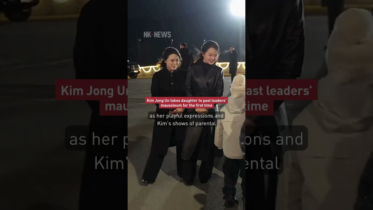 Kim Jong Un takes daughter to past leaders&rsquo; mausoleum for the first time