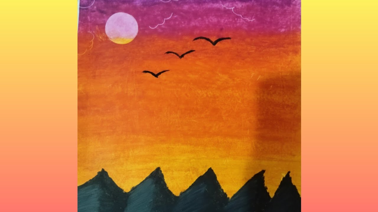 Artful Suman is live landscape drawing#amazing and wonderful