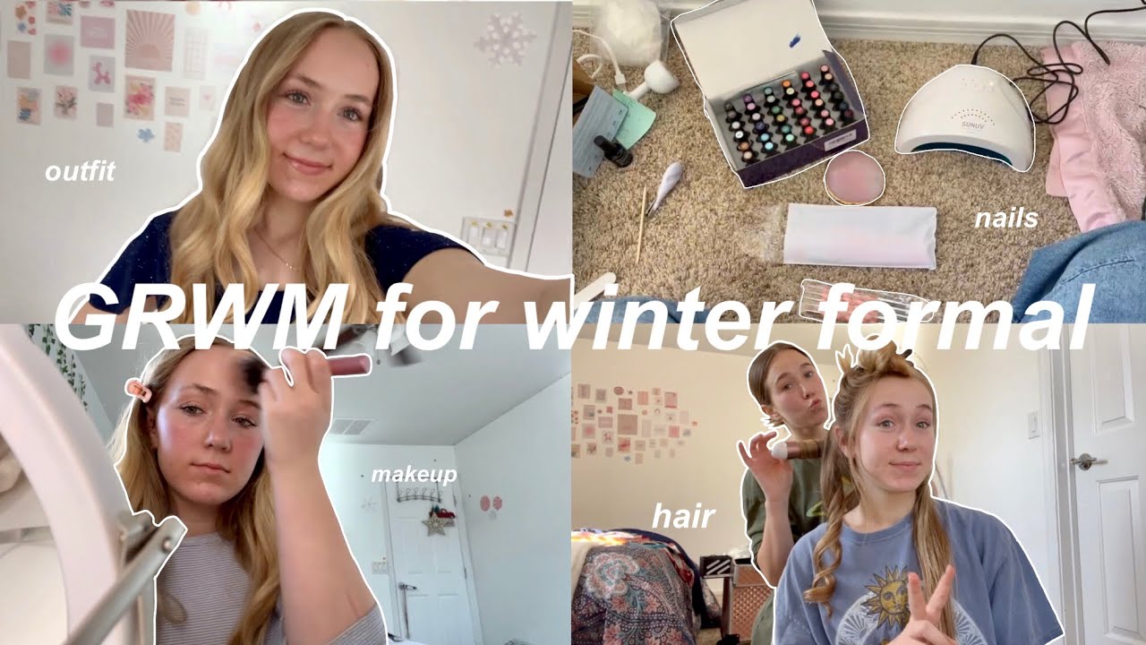 GRWM FOR WINTER FORMAL!!