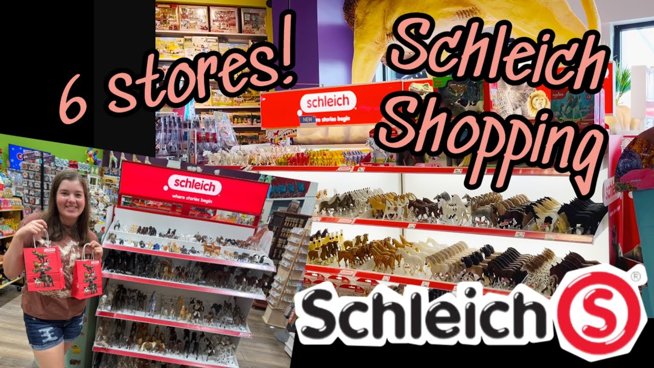 Schleich делает покупки в 6 магазинах!!! + Перевозка