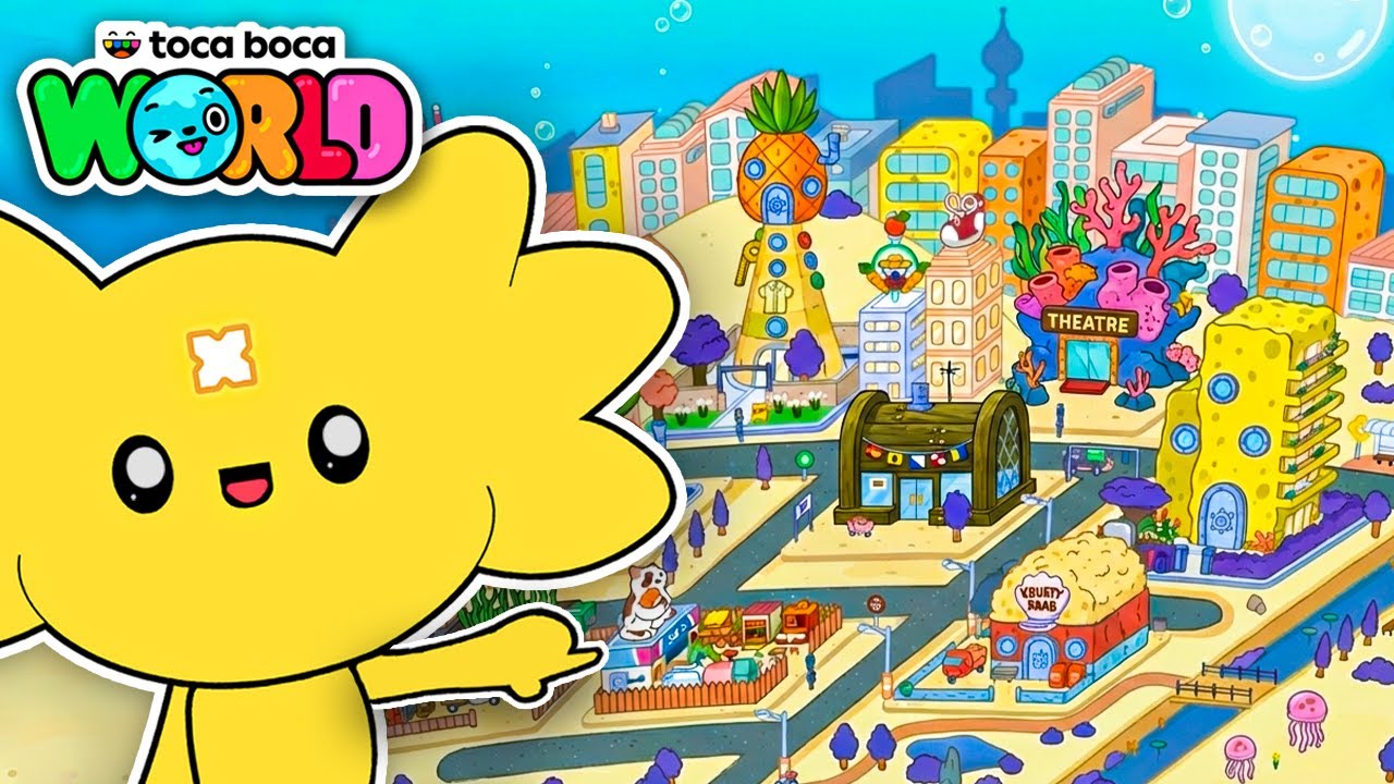 😱NEW SPONGEBOB COLLAB❓😬Toca Boca Secret Hacks | Toca Life World