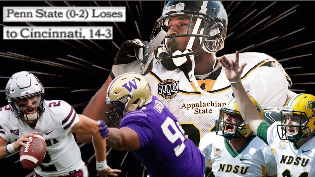 When Six FCS Teams Upset Ranked FBS Teams