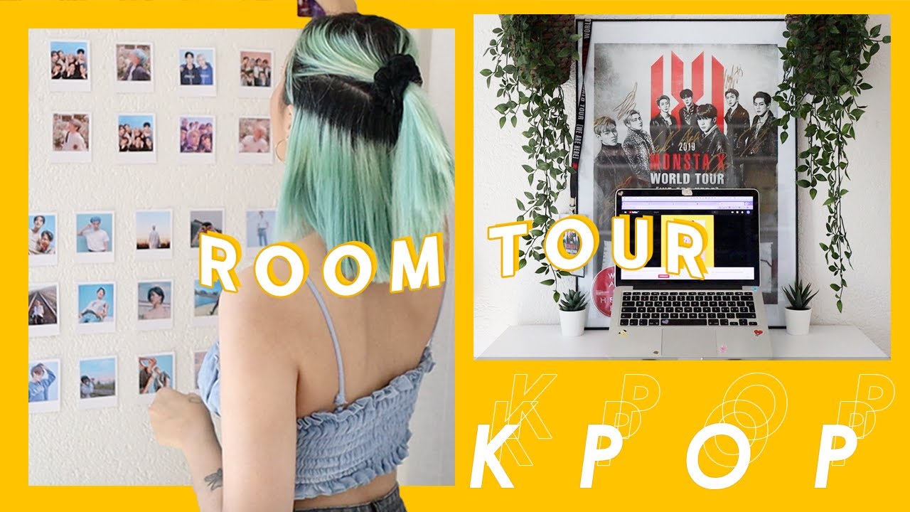 KPOP ROOM TOUR AND MAKING MY OWN KPOP POLAROIDS
