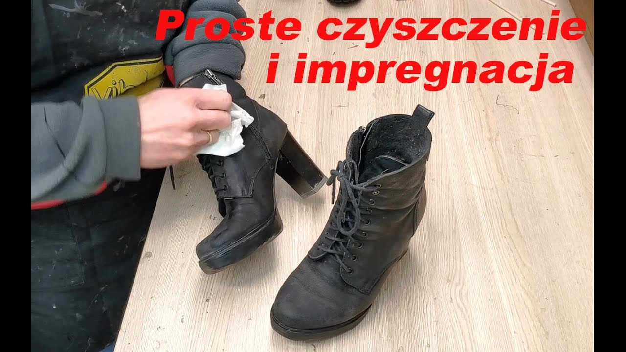 PROSTE Czyszczenie, Impregnacja Renowacja sk&oacute;ra nubuk, przecierana matowa.