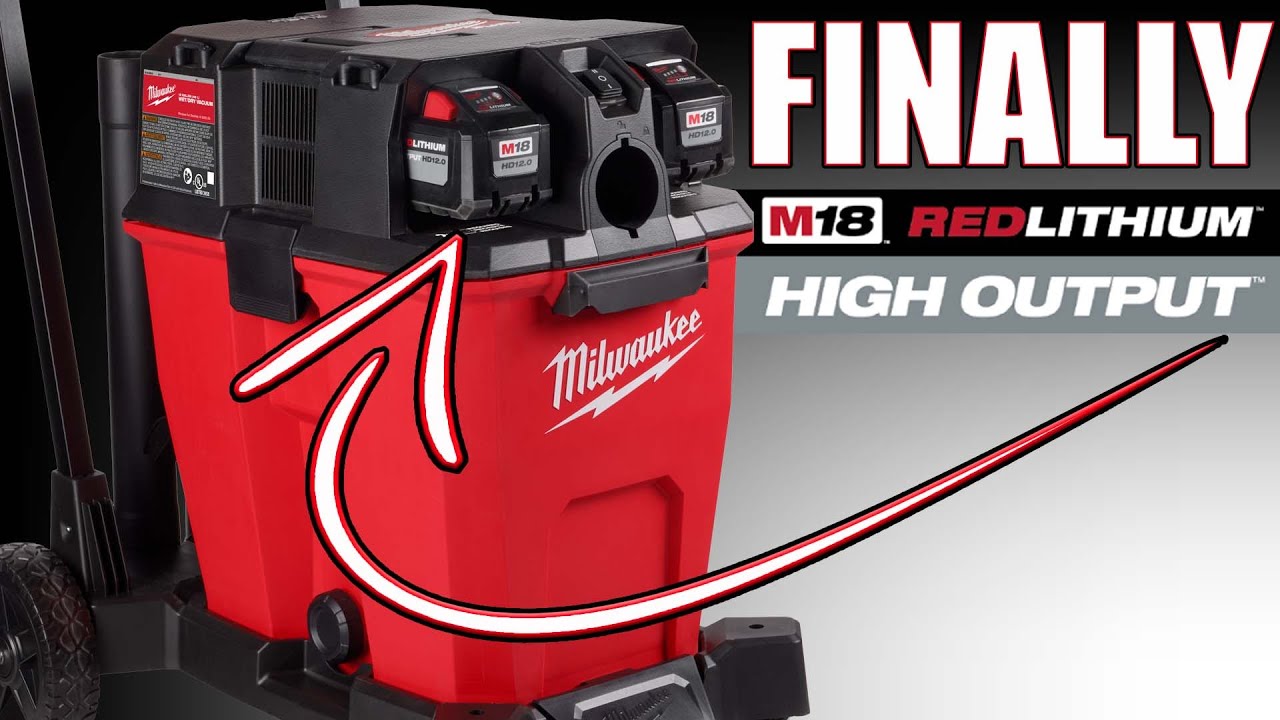 Milwaukee Tool Releases Full Size M18 Vacuums FINALLY!