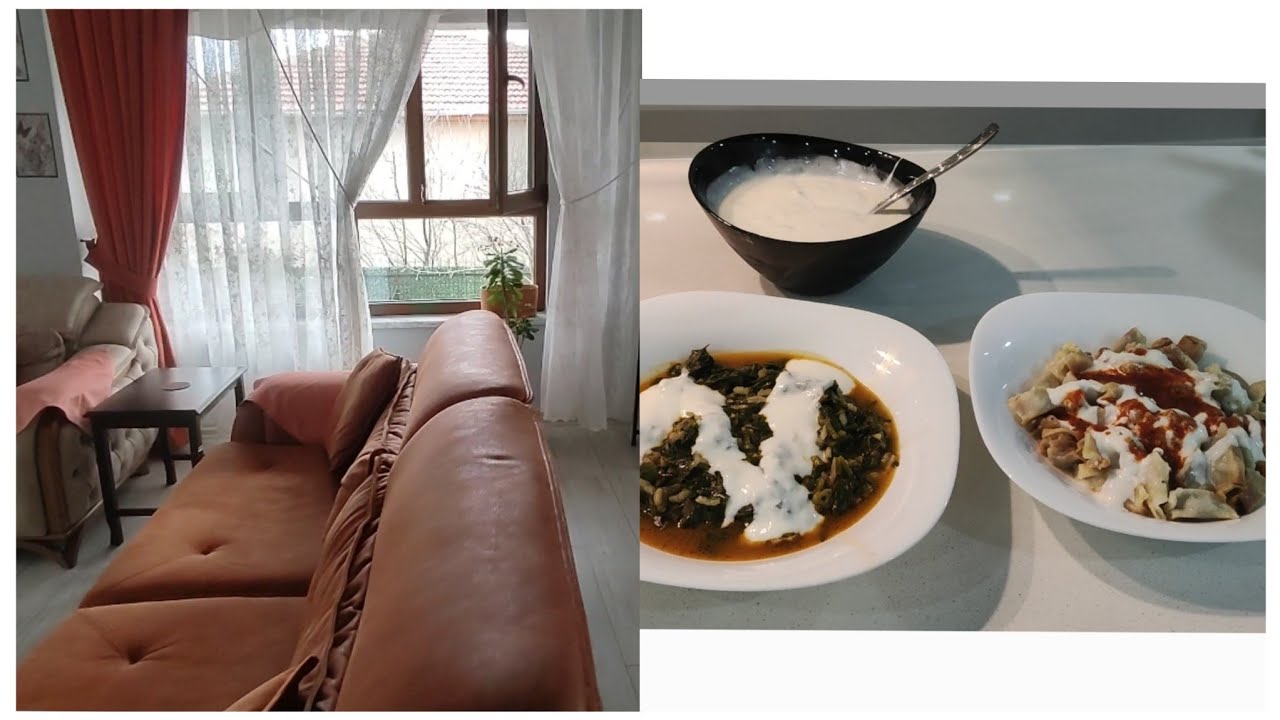 Nihayet bahçedeki ıspanakları topladım, yemeğini sevmeyenlere mantı 🤗
