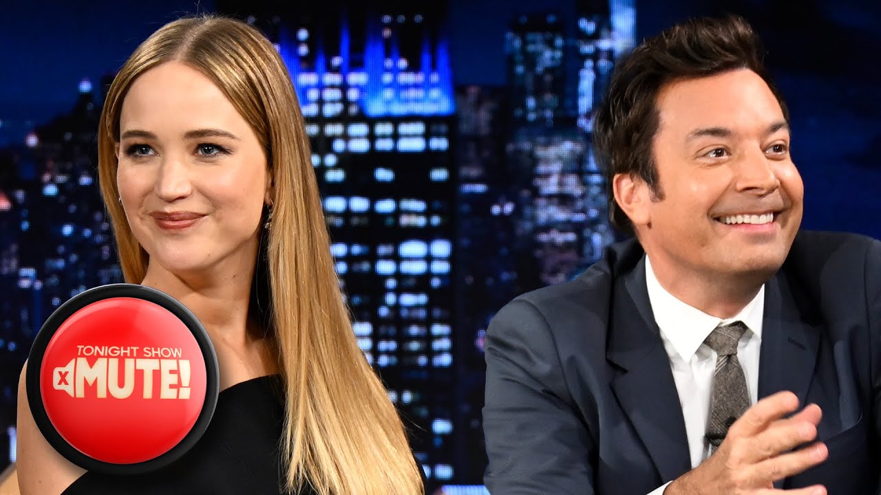 Mute! with Jennifer Lawrence | The Tonight Show Starring Jimmy Fallon