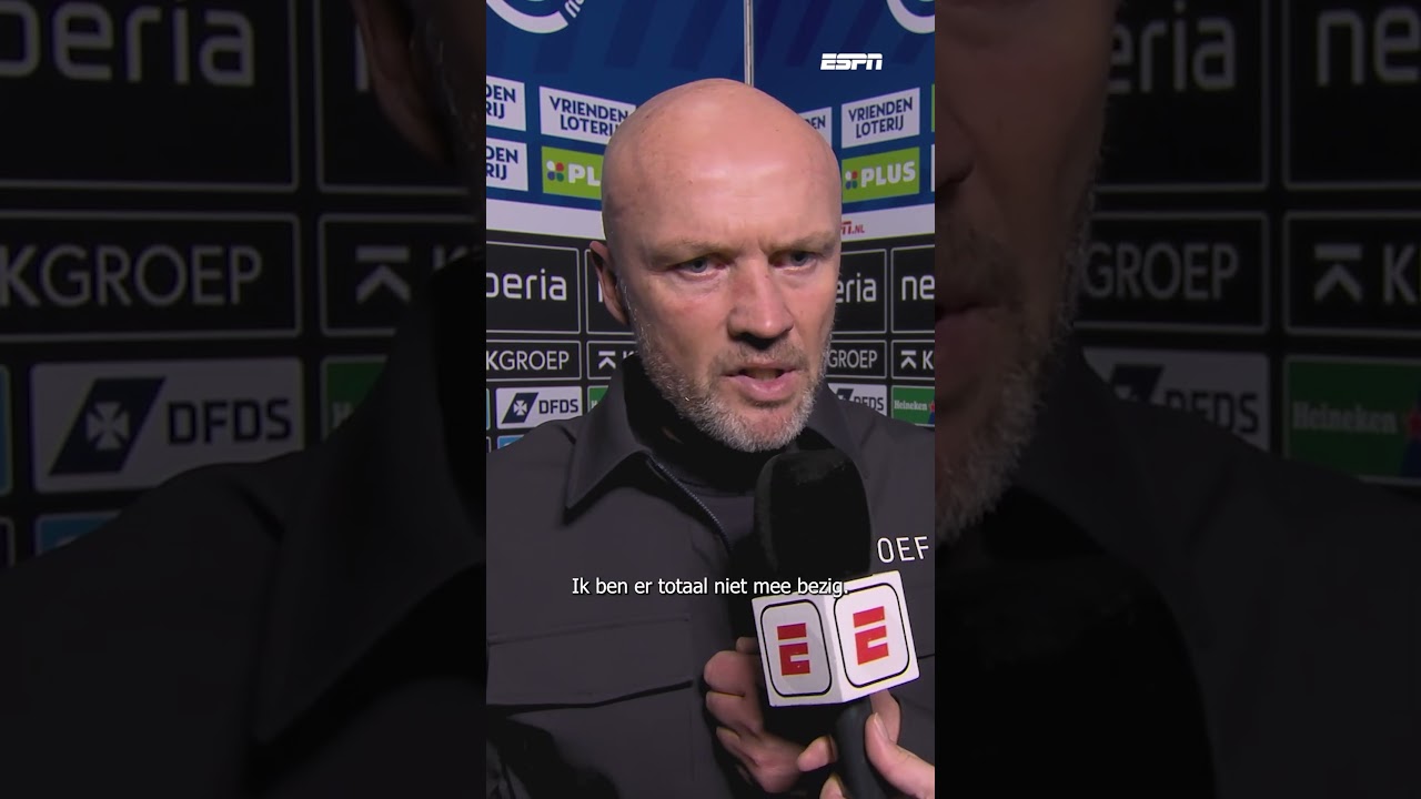 Dick Schreuder zegt totaal niet bezig te zijn met Ajax: 