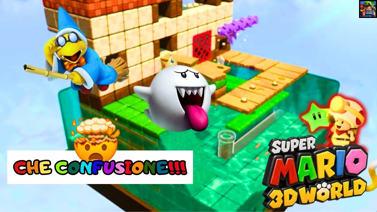 SUPER MARIO 3D WORLD   MONDO 3 GAME PLAY   ANDIAMO NEL LAGO MISTERIOSO CON CAPITAN TOAD  WALKTHROUGH