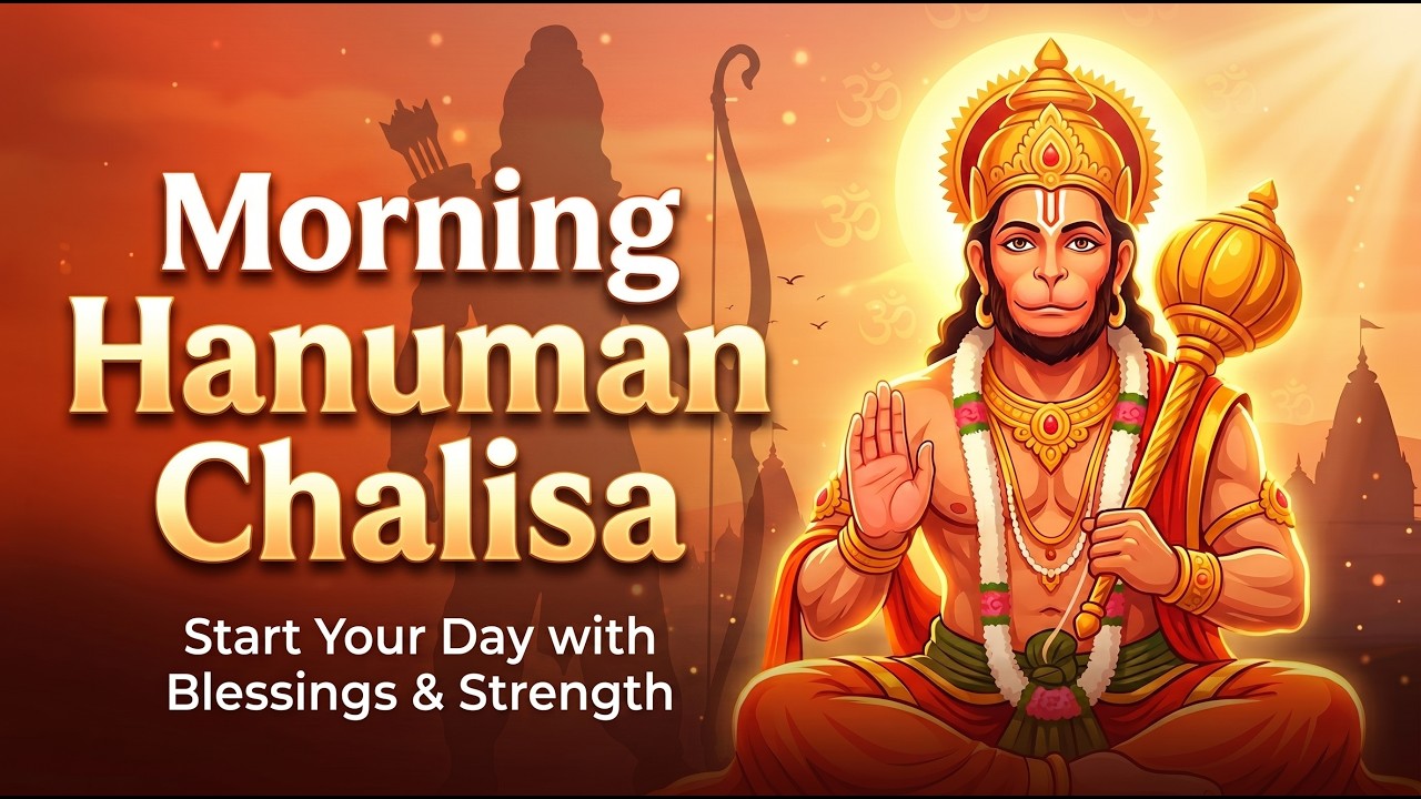 Morning Hanuman Chalisa | Start Your Day with Blessings & Strength | ADINAAD