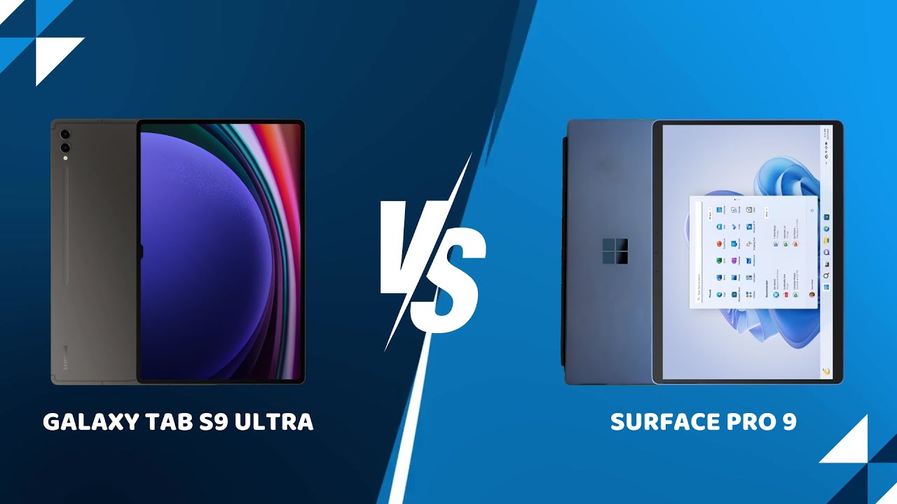 Galaxy Tab S9 Ultra vs Surface Pro 9: Tablet Showdown