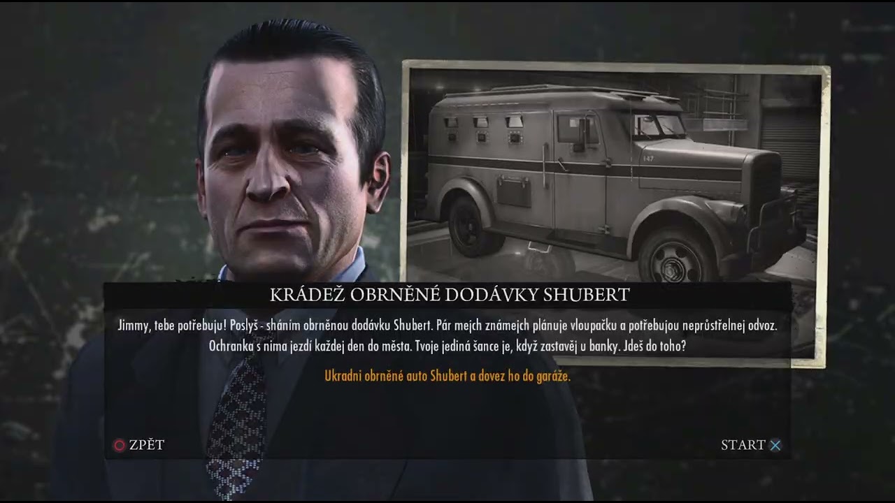 Mafia 2 zrada Jimmyho obrněná dodávka 
