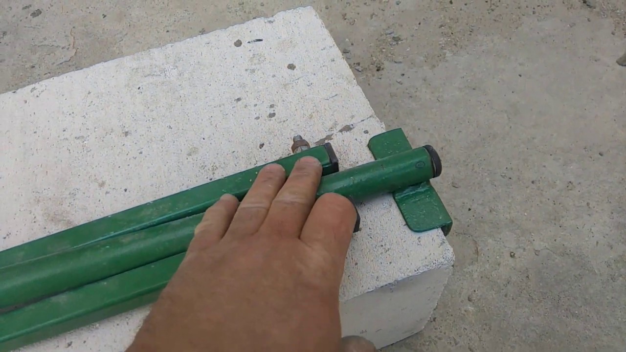 Ухваты для переноски газобетонных блоков своими руками.